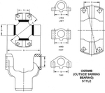 Outside Snap-Ring Wing Bearing